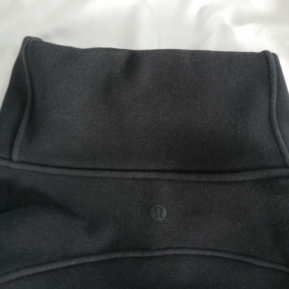 Lululemon Thick Fleece Half 1/2 Zip Sweatshirt in Black XS/S - Picture 9 of 15